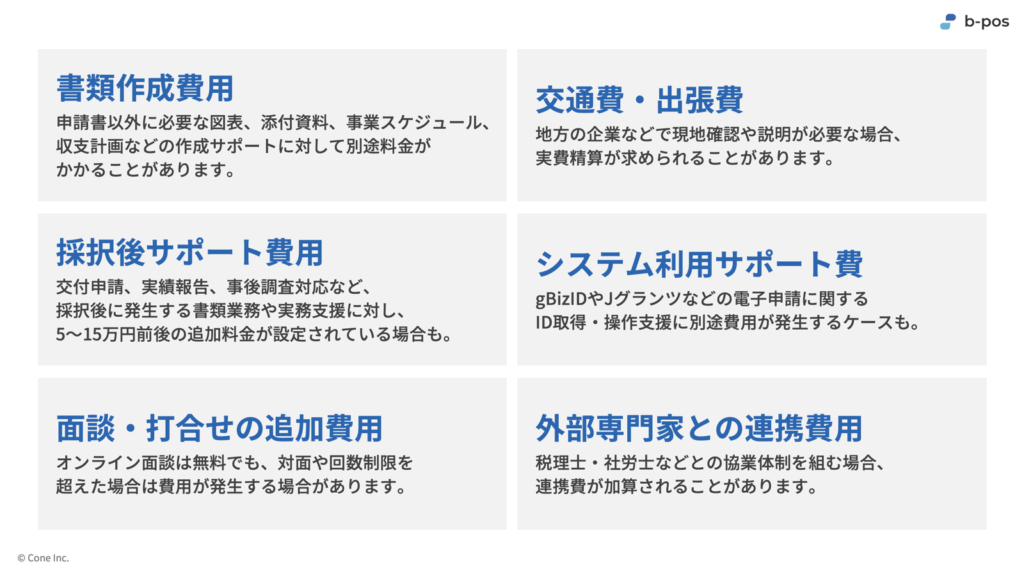 見落とされがちな追加費用一覧